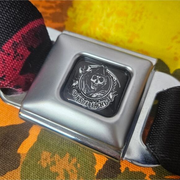 Buckle Down Seatbelt Belt - Sons Of Anarchy TV Show, Adjustable - Picture 3 of 6